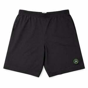 Vintage Jordan Brand Athletic Shorts Medium Black Jumpman Logo Elastic Waist